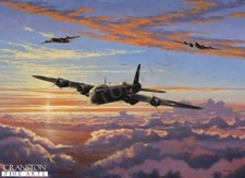 Bomber command Aviation  post card  Stirling III of 199 Squadron