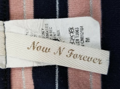 Now N Forever Lightweight Sweater Womens M Medium Multicolor Striped Long Sleeve - Picture 4 of 12