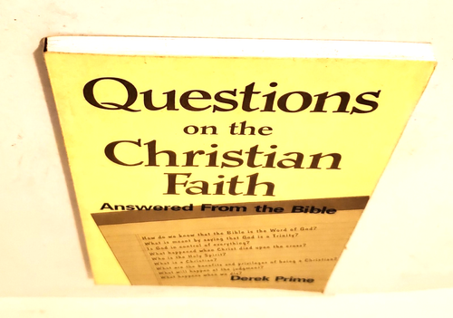 RELIGION: QUESTIONS ON THE CHRISTIAN FAITH, Derek Prime, Softcover - Picture 5 of 7
