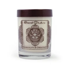 Candle - Sacral Chakra Svadhishtana - Vanilla - Sensuality and Creativity 10.5oz