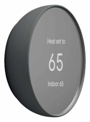 2 X Google Nest Smart Programmable Thermostat G4CVZ Charcoal Brand NEW SEALED