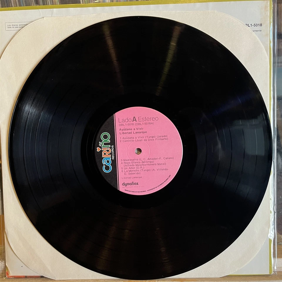 [LATIN]~EXC LP~LIBERTAD LAMARQUE~Ayudame A Vivir~[Original 1970~CARINO~Issue] - Image 3 of 4