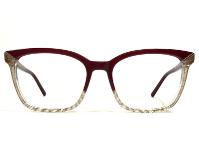 L.A.M.B Brillenfassung LA084 BUR Rot Klar Beige Gestreift 53-17-140