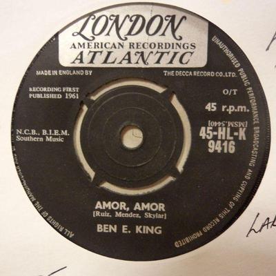Ben E King(7'' Vinyl 1st Issue )Amor Amor / Souvenir Of Mexico-UK-Ex/Ex