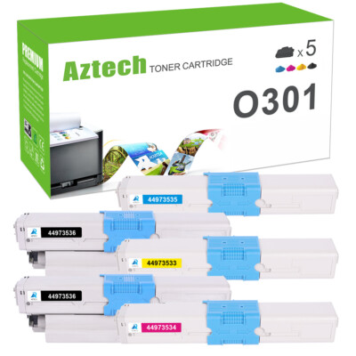 1-12XL Toner für OKI C301 C301dn C321dn MC332dn MC342dn MC342dnw MC342w MC342dw
