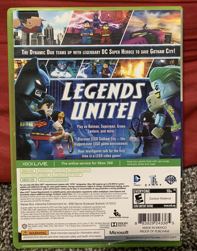 Xbox 360 : LEGO Batman 2: DC Super Heroes VideoGames 883929243365