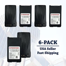 6x KNB-24 KNB-35 Replacement Battery for Kenwood Radio TK-3160 | 1700mAh Li-ion
