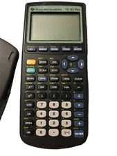 Texas Instruments TI-83 Plus Graphing Calculator With Cover