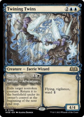 Twining Twins (Showcase) - WOE- Rare - MTG Magic Pack fresh