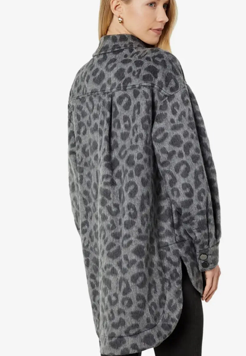 Ted Baker Jacket Shacket Ebrill Oversized Animal … - image 3