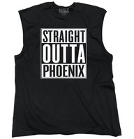 Straight Outta Phoenix, Az City Funny Movie T Shirt Gift Ideas Sleeveless Tee Straight Outta Phoenix, Az City Funny Movie T Shirt Gift Ideas Sleeveless Tee