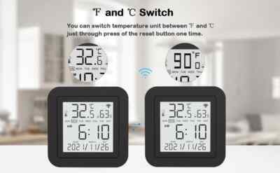 IR WiFi Alexa Google Home Tuya App Remote Control Temperature Humidity Sensor