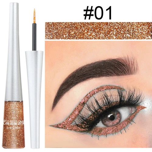 Matita eyeliner colorata 24 ore liquido alto pigmento lunga durata eye liner penna gel - Foto 97 di 110