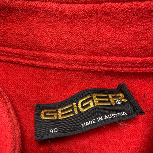 GEIGER Sweater Womens Size 40 Top Wool Red* - Picture 3 of 12