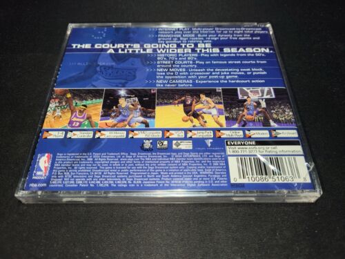 NBA 2K1 Etiqueta Negra Original Lanzamiento Minorista Sega Dreamcast DC ¡NUEVO SELLADO! - Imagen 2 de 6