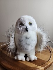 Douglas Legend Snowy Owl White Black Stuffed Animal Plush Toy 8"
