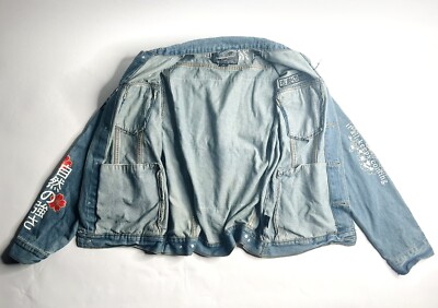 text ジャケット VTG Brooklyn Cloth 'Survival of the Fittest' Denim Jacket Japanese