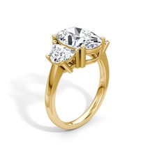 Diamond Engagement Ring VS1 F Oval 5.80 Ctw Lab Created IGI Certified Special