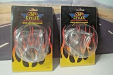 Motorcycle Seat Springs  2-1/2" Chrome Scissor (Torsion) Solo Chopper Bobber  Y1