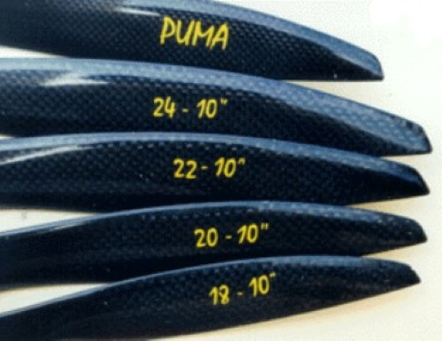 HOBBY CLUB-PUMA Carbon Fiber, Molded Propeller 24" x 10"