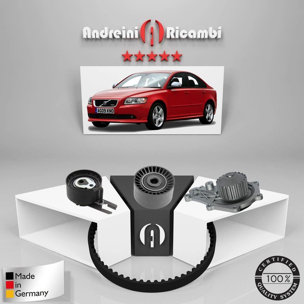 Zahnriemensatz + Wasserpumpe Volvo S40 II 1.6 D 81KW 110PS 2009-image