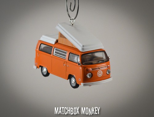 1:64 Volkswagen Samba Bus Camper Westy VW Type 2 Christmas Ornament Westfalia RV - Picture 2 of 7