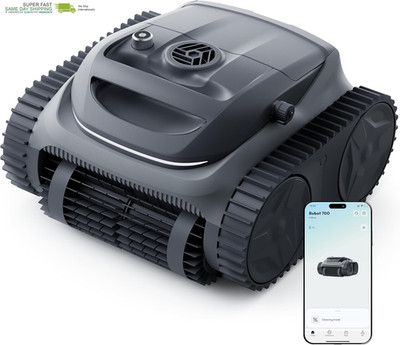 Robotic Pool Cleaner with Superior Suction, Smart Navigation, APP Control, Wall