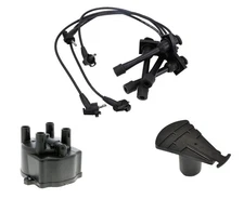 Spark Plug Ignition Wires Cap Rotor For 1993-1997 Prizm Corolla 1.6L 1.8L