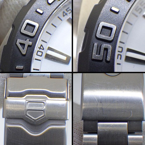 TAG Heuer Watch Formula 1 WAZ1111.BA0875 Date White Dial Quartz Analog Used - Picture 8 of 12