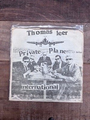 Thomas Leer private Plane International Punk 7'' Oblique records original sleeve