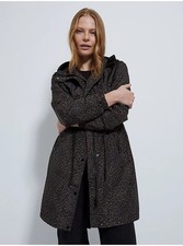 Brown Black Animal Print Lightweight Rain Mac Jacket | George | Large (16-18) 