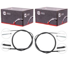 2x A.B.S. HANDBREMSSEILE HINTEN passend für VW CORRADO GOLF VENTO SCHEIBENBREMSE