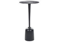Beistelltisch Metall Schwarz Mit SäUlenfuß Rund ø 30 Cm Modern Selwyn