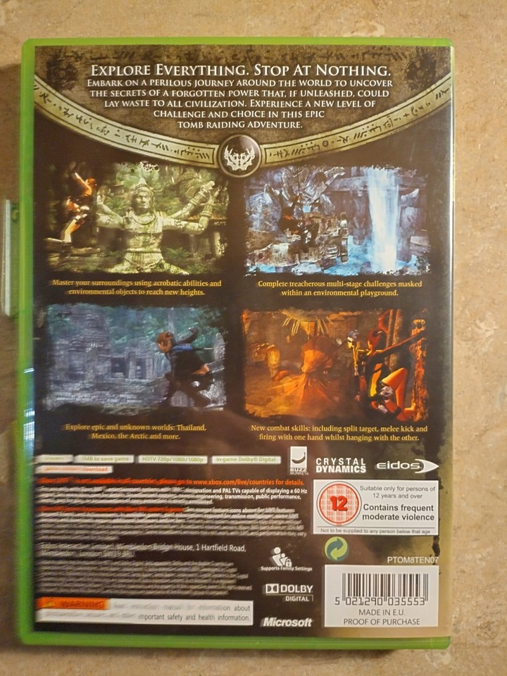 Tomb Raider Underworld sur Xbox 360