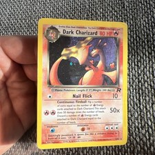 Pokemon Dark Charizard Holo Team Rocket 4/82  Dunkles Glurak Englisch