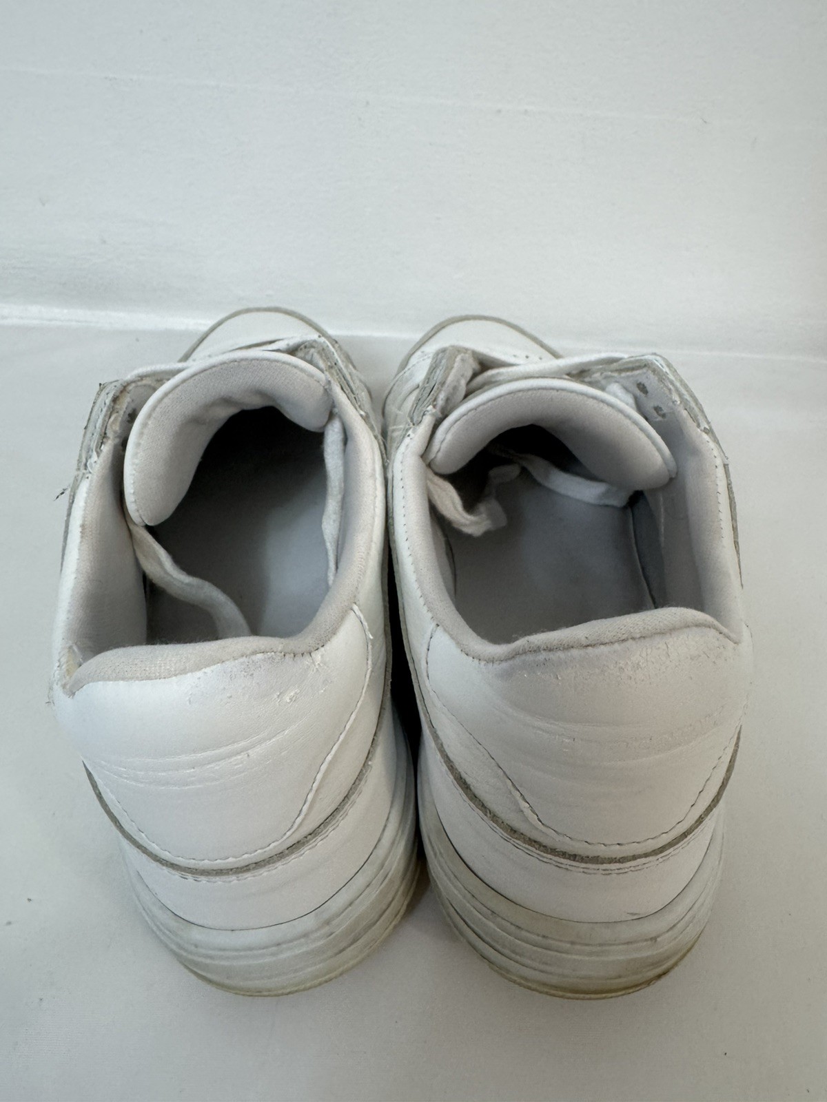 Represent Apex Trainers Logo Embossed Low Top Sneakers White Size Uk 9.5 EU 44 image 6
