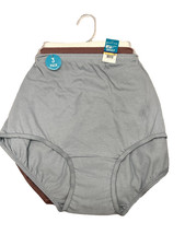 3 Pairs VANITY FAIR 30 Blue, Mauve, White 100 Cotton Brief Panties 15320 7 / L