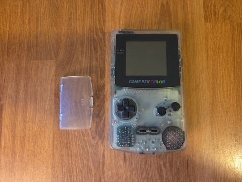 Nintendo Game Boy Color Handheld System - Clear tested works US SELLER