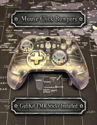 Microsoft Xbox Elite Series 2 TMR Sticks And Mouse Click Bumpers Clear. 