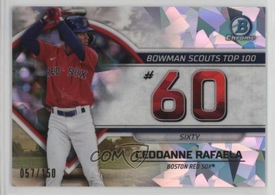 2023 Bowman Scouts Top 100 Atomic Refractor 57/150 Ceddanne Rafaela #BTP-60 0rd2