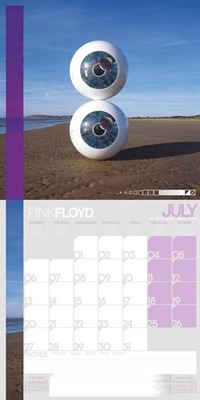 Pink Floyd offizieller quadratischer Wandkalender ''12 x 12'' 2026