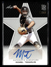 Michael Tsoukalas 2020 Leaf Perfect Game Auto Black 46/50