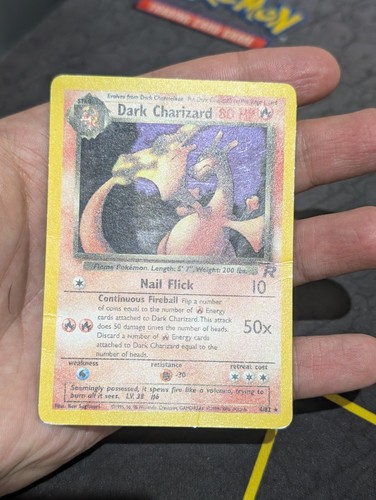 Dark Charizard - 4/82 - Team Rocket - Holo Rare - Played - Picture 3 of 4