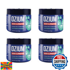 Ozium 4.5 Oz. Odor Eliminating Gel for Homes, Cars, Offices, 4-Pack Outdoor Esse