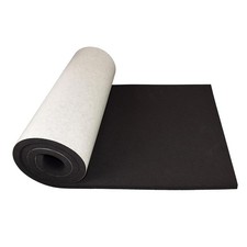 Marine Foam Roll with Self Adhesive   Black, 72" x 17" x 1/4" Closed Cell Foa...