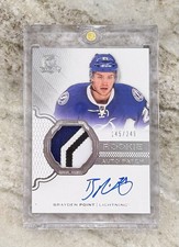 2016-17 The cup Hockey - Brayden Point Rookie Patch Auto /249