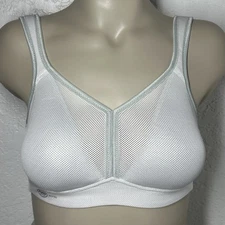 Anita Active Air Control Wireless Sports Bra 30E White Gray Padded Support