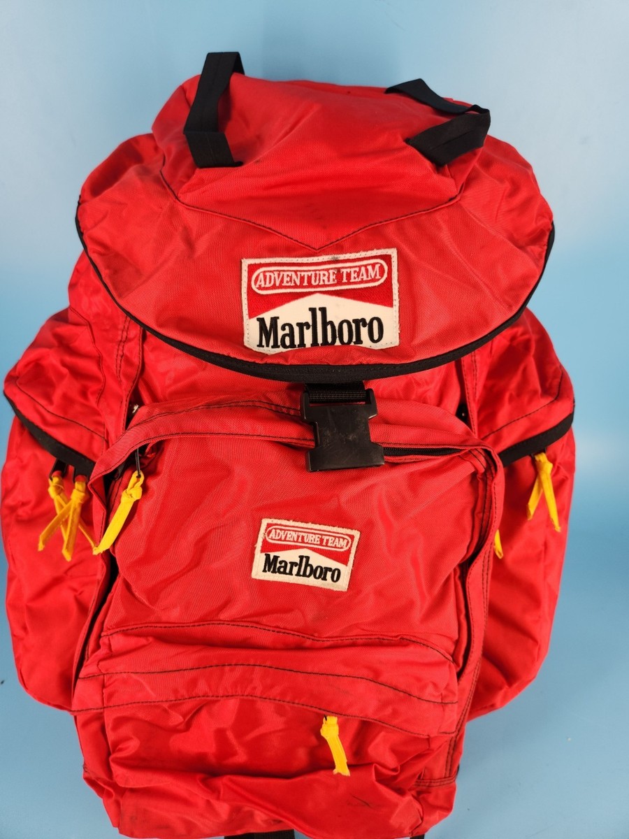 Vintage 90's Marlboro: Adventure Team Large Rucksack Hiking