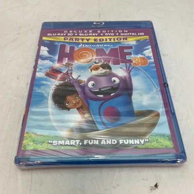 Home 3D+2D Blu-Ray+DVD Movie 3-Disc US Edition Region A SEALED MINT