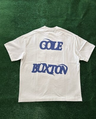 Cole Buxton Basic Blau Weiß Tshirt Neu 